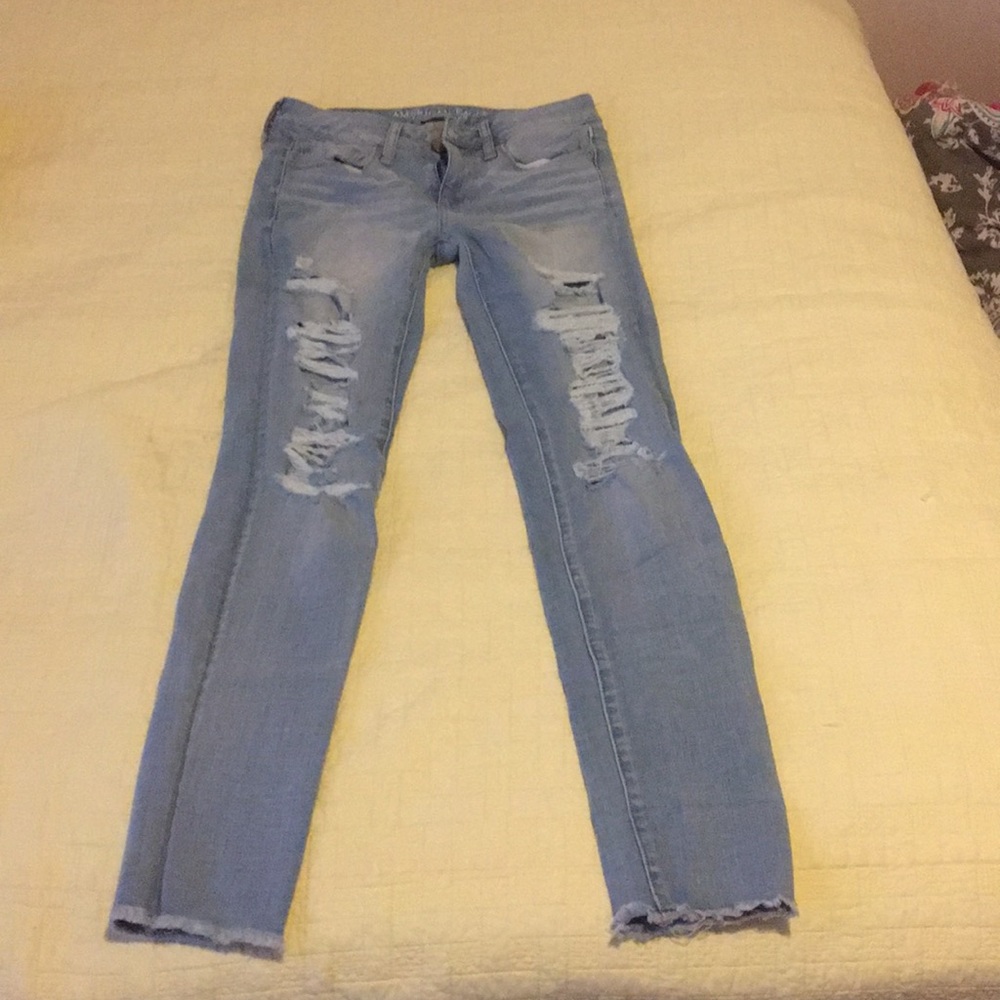 Light wash jeans!